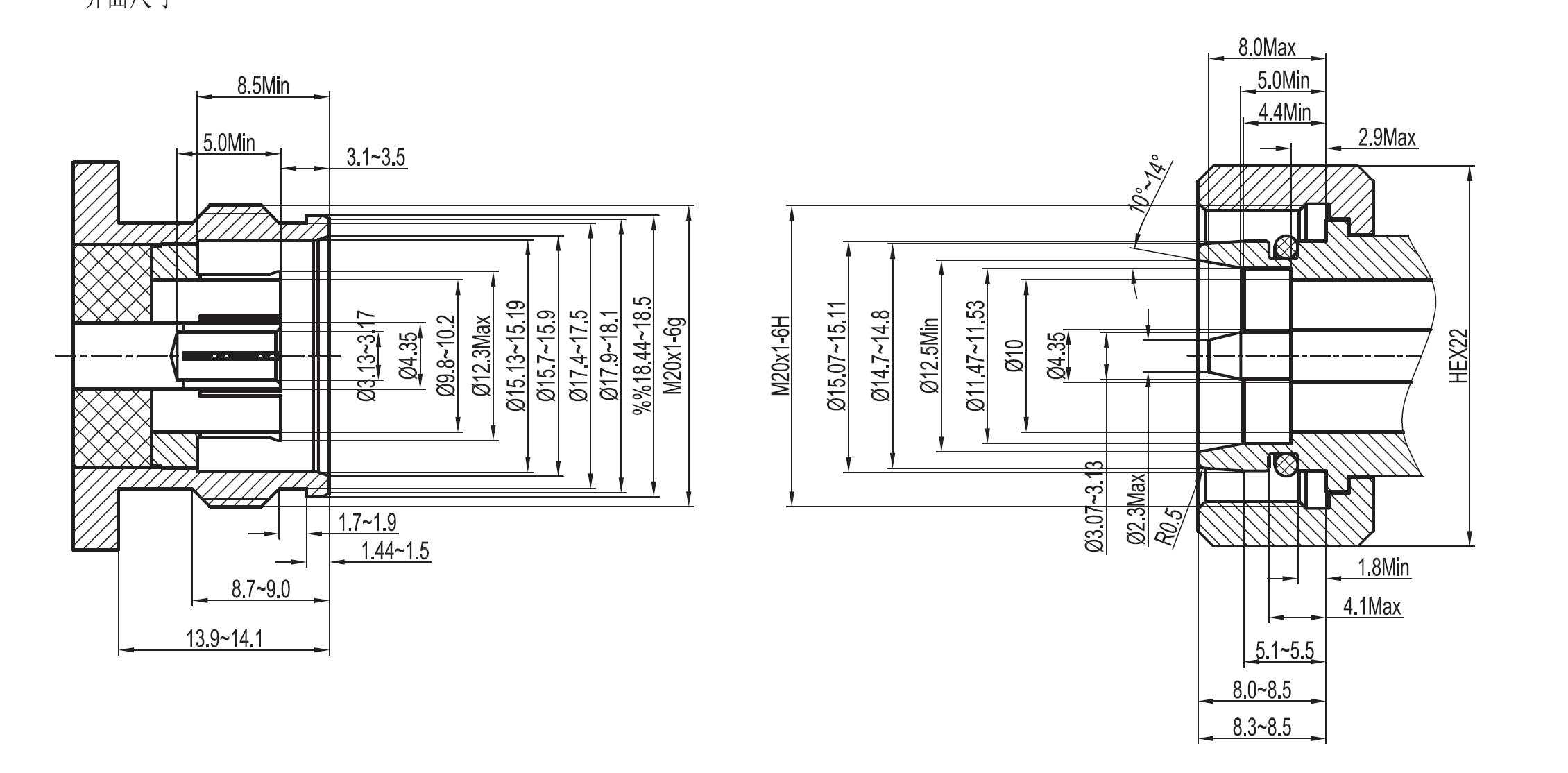 4310 interface drawing