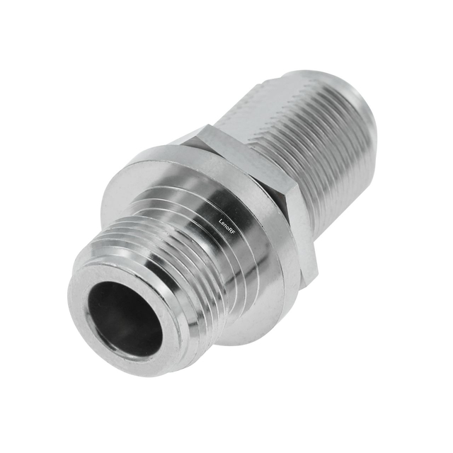 N Jack To Jack Straight Bulkhead Stainless Steel Adapter 