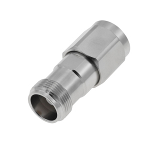 SC Plug To Jack Straight Stainless Steel Adapter 