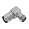 SC Plug To Jack Right Angle Stainless Steel Adapter 