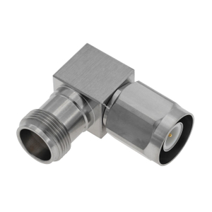 SC Plug To Jack Right Angle Stainless Steel Adapter 