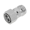 4.3-10 Plug To Jack Adapter 50 OHM Brass Body