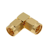 SMA Plug To Plug Right Angle Adapter 