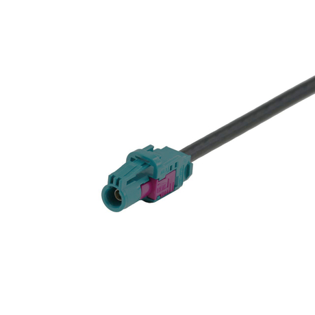 HFM Mini Fakra Code Z Straight Harness - Rosenberger HFM Single Connector - AMZW01-000Z