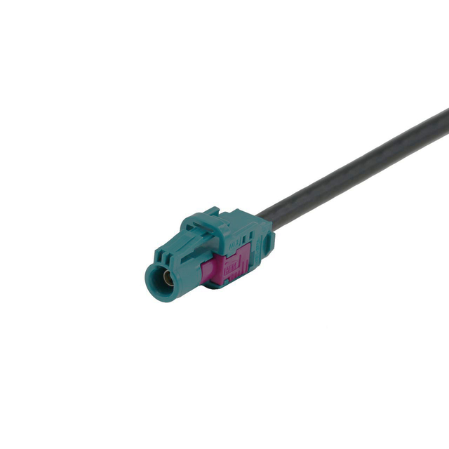 HFM Mini Fakra Code Z Straight Harness - Rosenberger HFM Single Connector - AMZW01-000Z