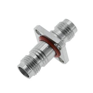 1.85 mm Jack To Jack Flange Adapter 50 OHM Straight Stainless Steel 