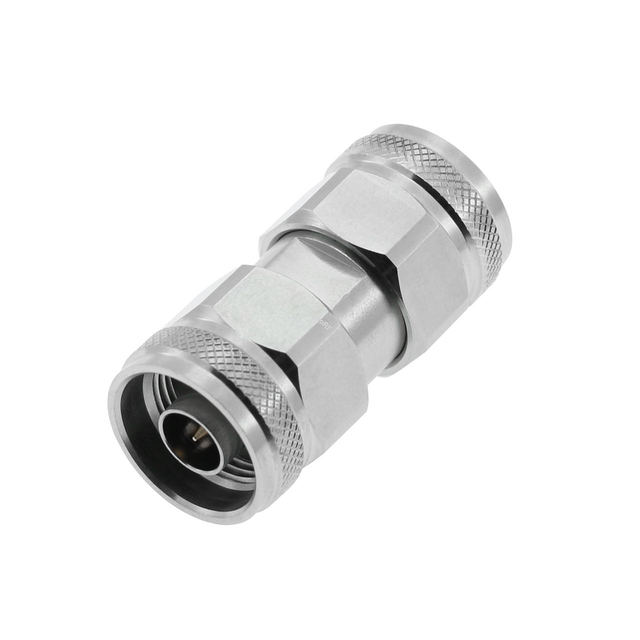 N Plug To Plug Straight Stainless Steel Adapter 