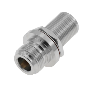 N Jack To Jack Straight Bulkhead Brass Body Adapter 