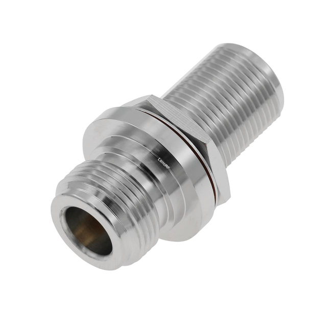 N Jack To Jack Straight Bulkhead Brass Body Adapter 