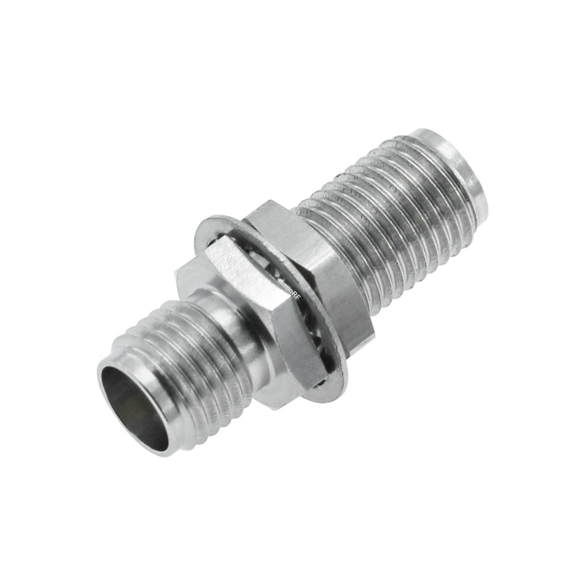 2.92 mm Jack To Jack Bulkhead  Adapter 50 OHM Straight Stainless Steel 