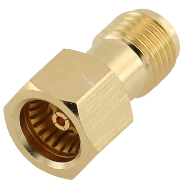 SMA Jack to BMA Jack Straight Adapter 50 Ohm 