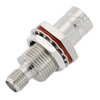 SMA Jack to BNC Jack Bulkhead Straight Adapter 50 Ohm 