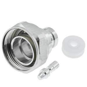 7/16 Connector Plug Solder Straight For 1/2" Flexible Cable