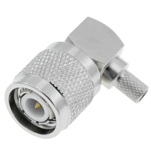 Ulltra-Low Loss TNC Connector Jack Crimp Right Angle For RG58 RG223 Cable