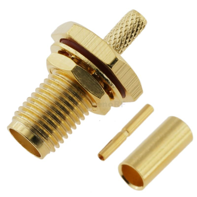 SMA Connectors Jack Crimping Straight For RG316 Cable