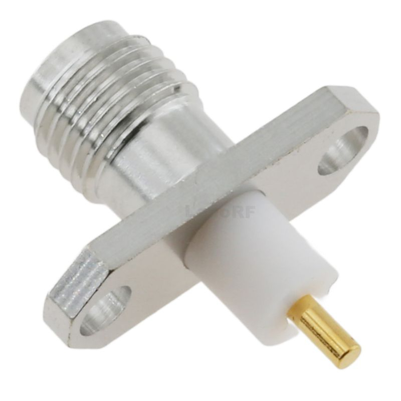 SMA Connectors Jack Flange Solder Tri-metal Plated Brass Body For Microstrip