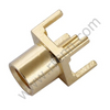 MCX Connector Female Straight For PCB Through Hole
