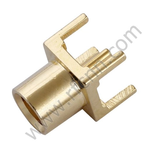 MCX Connector Female Straight For PCB Through Hole