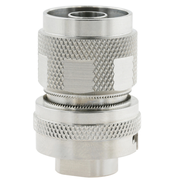 N Connectors Male Solder Self-Locking Straight For .141 Semi-Flexible Cable