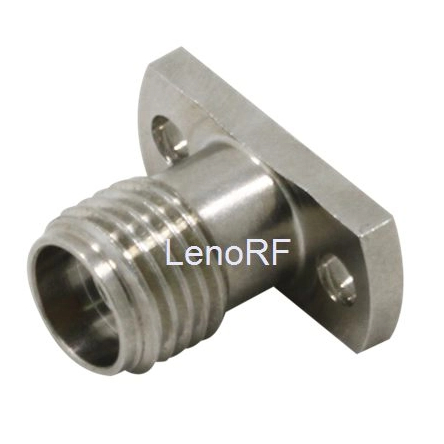 2.4mm Jack Flange Mount Receptacle For Microstrip