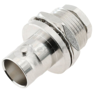 BNC Connector Female Clamp Straight Rear Mount For RG316 Cable