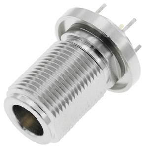 N Connectors Jack Bulkhead Straight For PCB