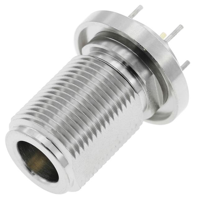 N Connectors Jack Bulkhead Straight For PCB