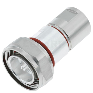 7/16 Male Plug Straight Clamp Connector for 1/2" Flex Cable, Low PIM RF Coax Plug