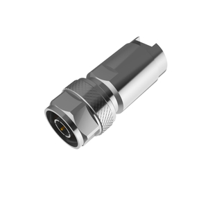 N Connector Plug Straight Clamping For 1/2