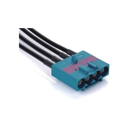  FAKRA Code-Z Straight Female 4 port Crimp For RTK-031