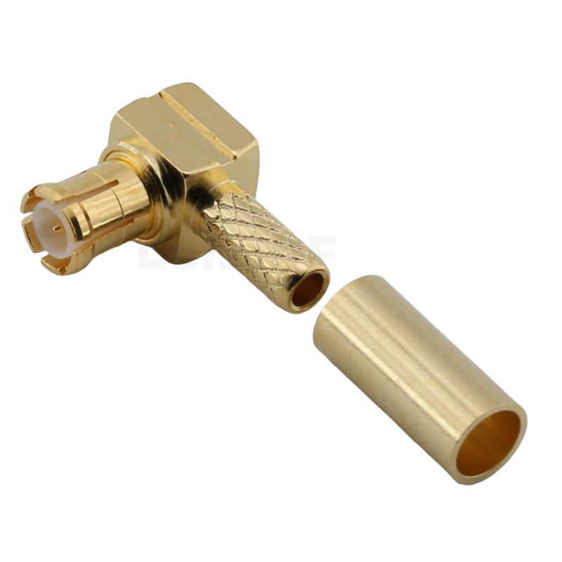 MCX Connector Plug Crimp Right Angle For RG316 Cable