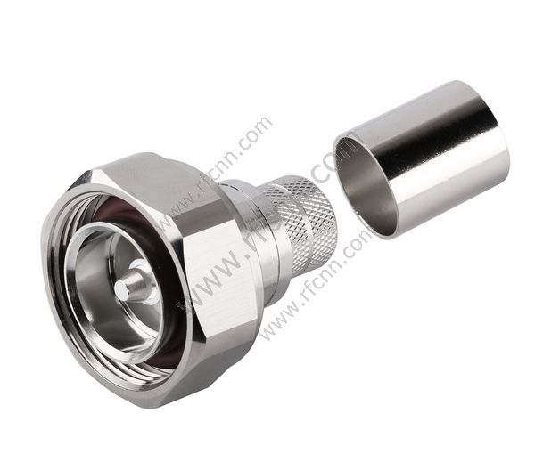 7/16 Connector Male Straight Crimp For LMR600 Cable