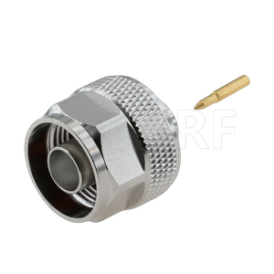 N Connectors Male Solder Straight For .141 Semi-Flexible Cable