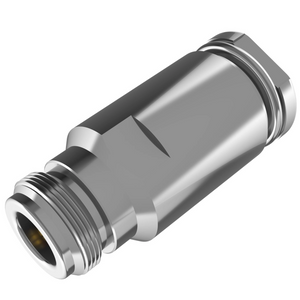 N Connector Jack Clamping Straight For Flex10 Coaxial Cable