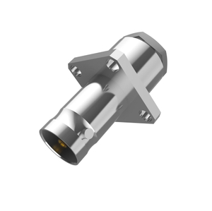 BNC Connector Female Clamp Straight Flange Mount