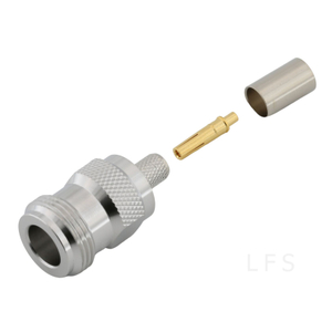 Type-N Female Connector Straight Crimping For LMR240 Cable 