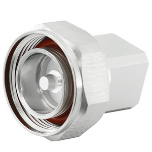 7/16 Plug Connector Solder Right Angle For 0.250" Flexible Cable