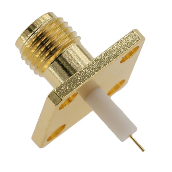 SMA Connector Jack 4-hole Flange For PCB
