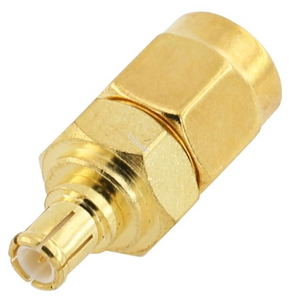 SMA Plug to MCX Plug Straight Adapter 50 Ohm 