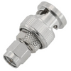 SMA Plug to BNC Plug Straight Adapter 50 Ohm 