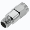 3.5 mm Plug To Jack Adapter 50 OHM Straight Stainless Steel 