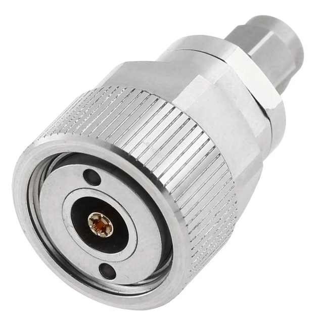 APC7 to SMA Plug Adapter 50 OHM Straight Stainless Steel 