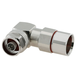 N Connectors Plug Right Angle Clamping For 1/2" Flexible Cable