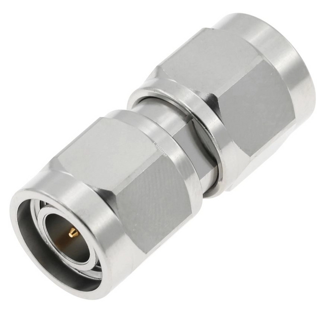 TNCA Plug To Plug Straight Stainless Steel Adapter 