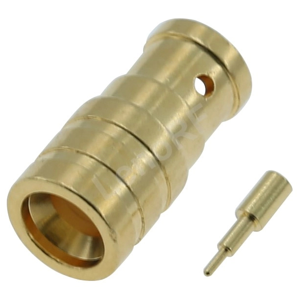 SMPM Connectors Plug Solder Straight For 0.086" Cable