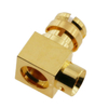 High Perforamnce SMP Jack Connector Right Angle for RG405 086 Coaxial Cable | Aerospace Satellite Application