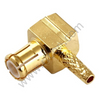 MCX Connector Plug Crimp Right Angle For RG178 Cable