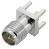 RP-SMA Jack Connector Straight Edge Mount For PCB - Nickel Plating