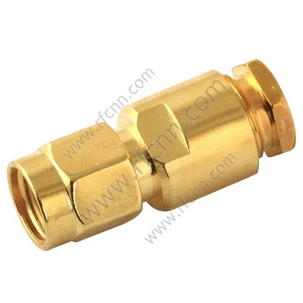 SMA Connector Male Clamp Straight For RG58 Cable