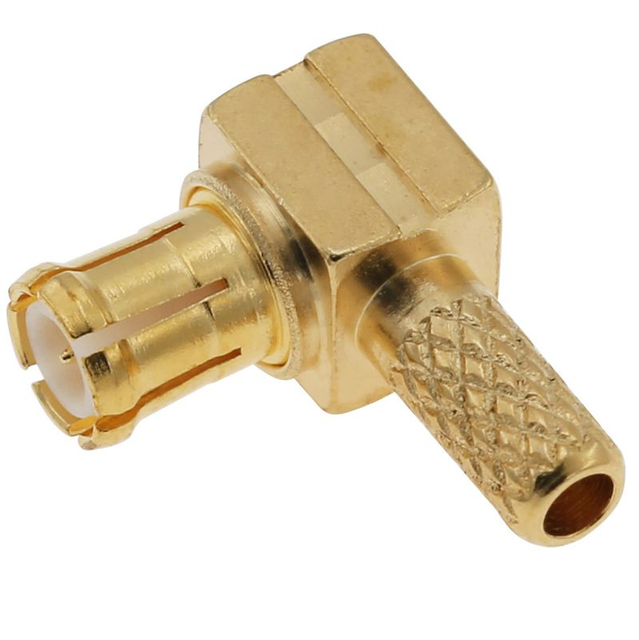MCX Connector Plug Crimp Right Angle For RG316 Cable